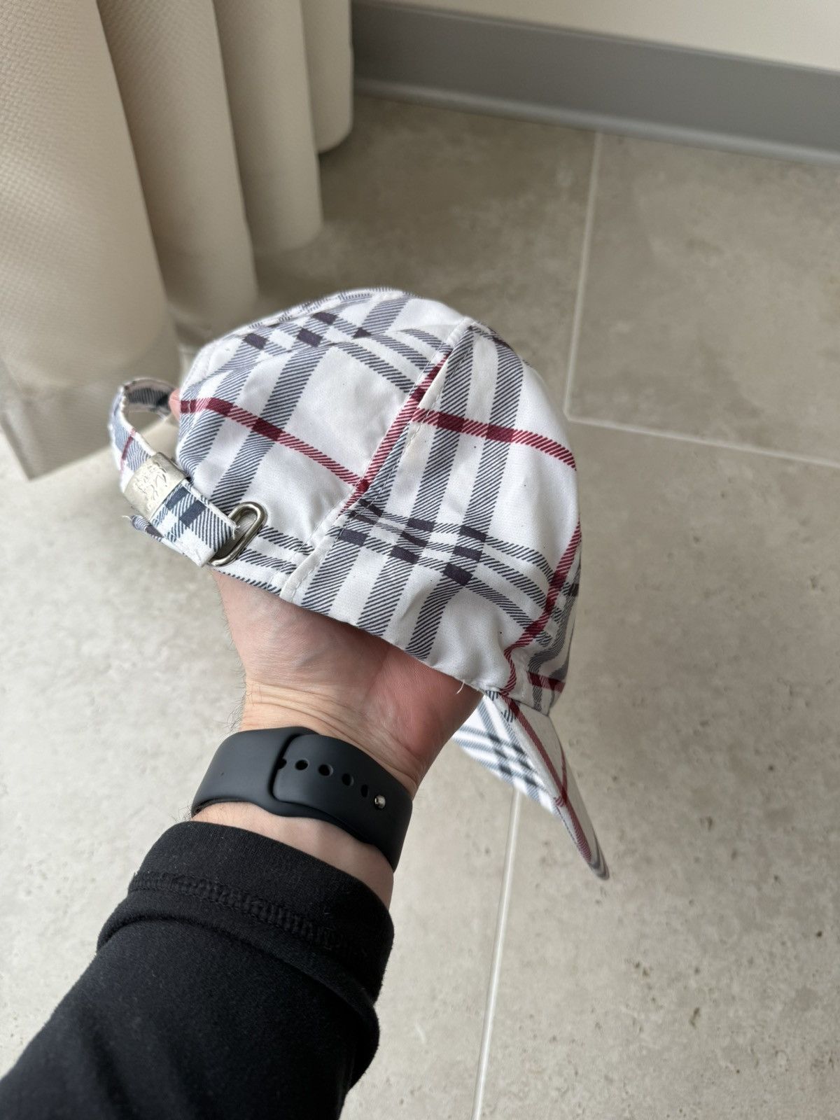 Burberry Authentic Burberry Cap Nova Check Vintage Y2K Hat Size ONE SIZE - 3 Thumbnail
