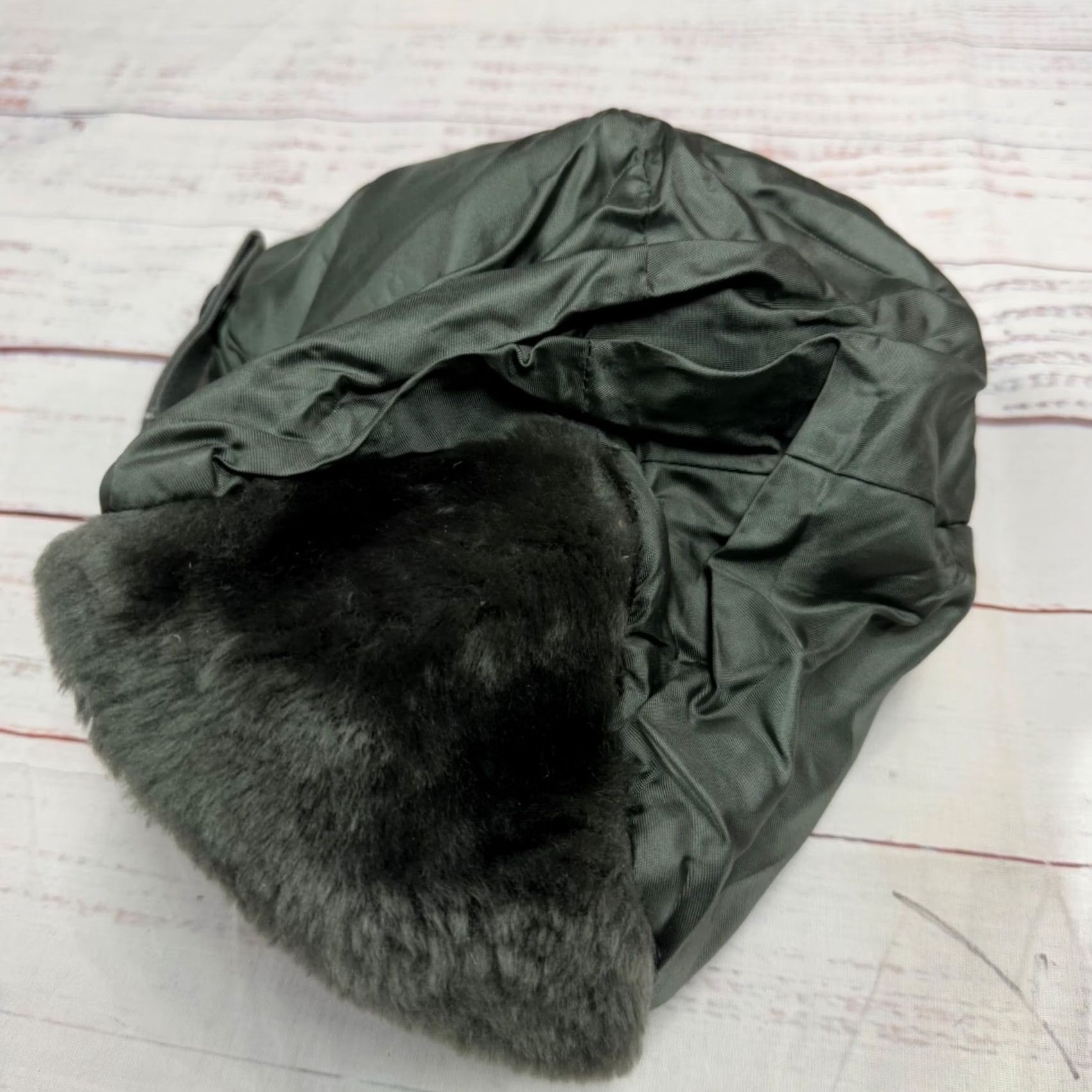 Propper Propper Mens Trapper Hat Fleece/Nylon Ear Flap Green Sz M Helmet Flyers Military B-9B Size ONE SIZE - 4 Thumbnail
