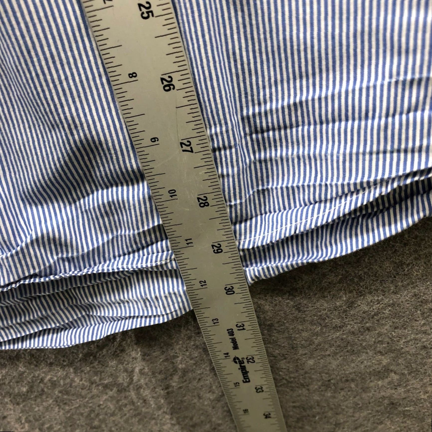 Polo Ralph Lauren Ralph Lauren Button-Down Shirt Mens XL Blue White Striped Cotton Button Down Size US XL / EU 56 / 4 - 8 Thumbnail