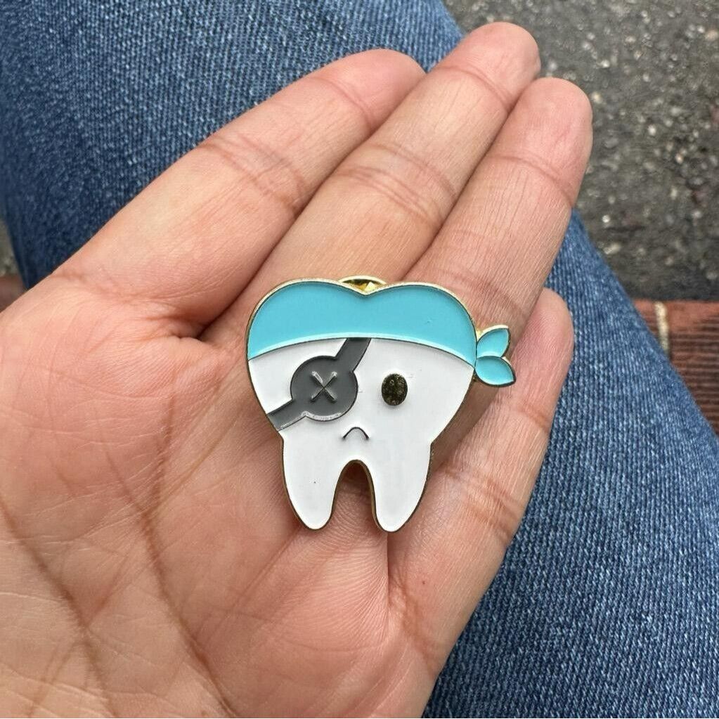 Other ⭐Oral Health Enamel Pins Lapel Badges Tooth Brooches Jewelry Size ONE SIZE - 2 Thumbnail