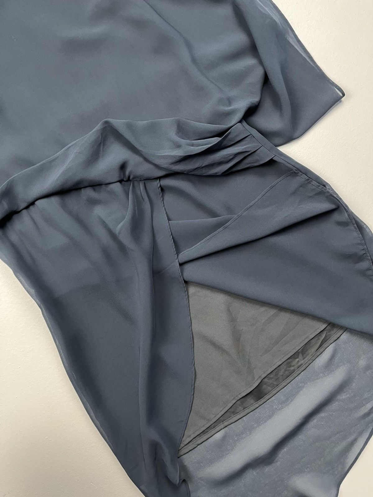 Helmut Lang Helmut Lang Asymmetric Drape Layer Dress Size L / US 10 / IT 46 - 5 Thumbnail