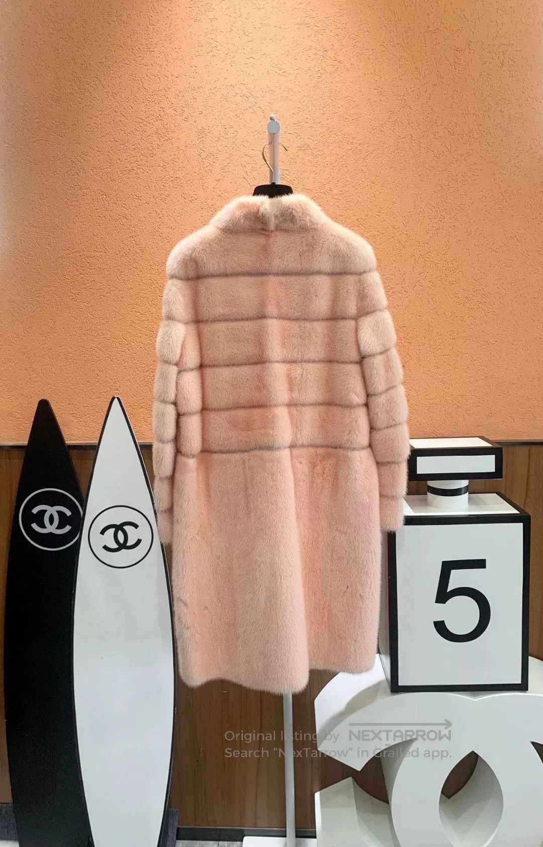 Fendi FENDI Pink Mink Fur Coat with Belt. Size US M / EU 48-50 / 2 - 2 Thumbnail