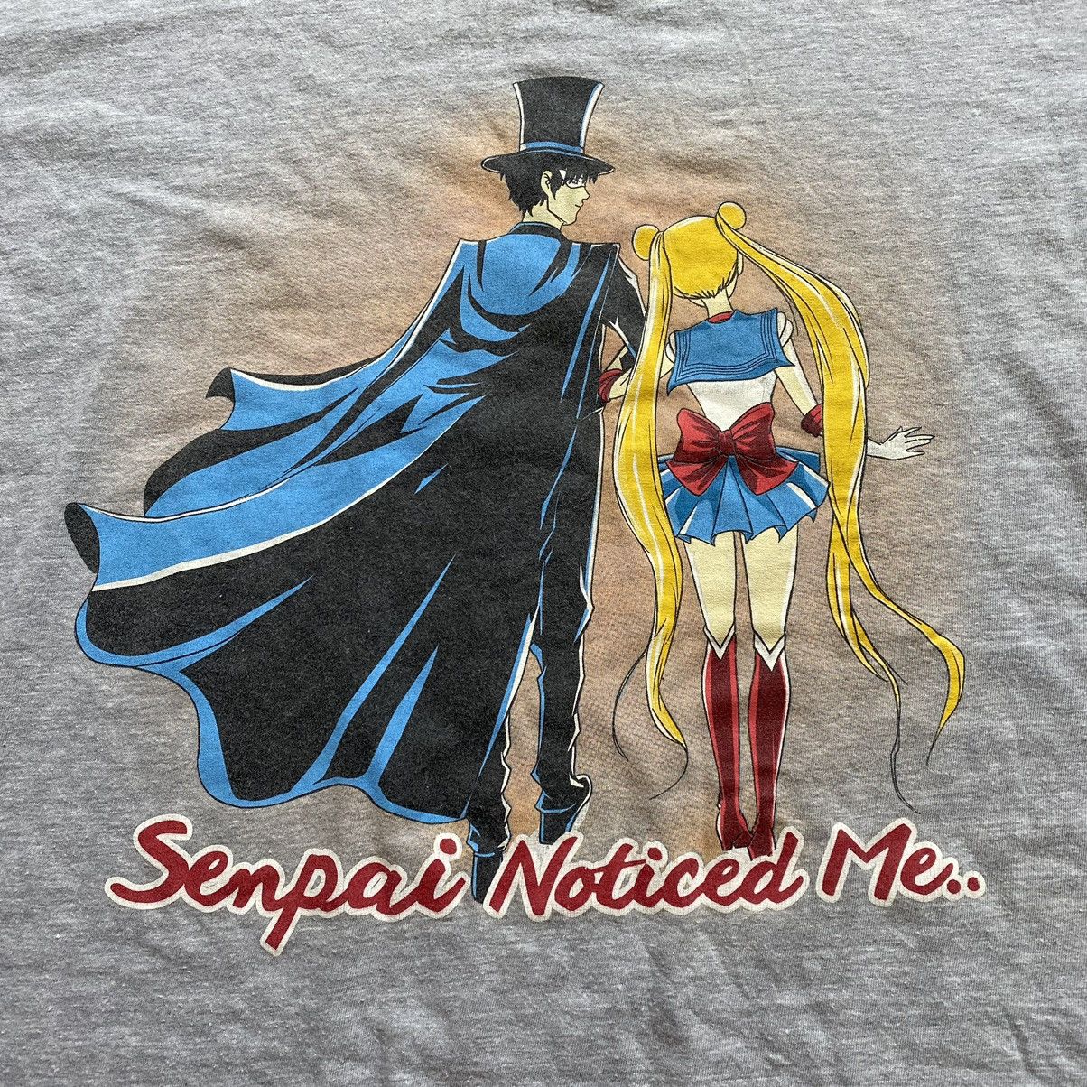 Anime SAILOR MOON ANIME SENPAI NOTICED ME T SHIRT Size US XL / EU 56 / 4 - 2 Thumbnail