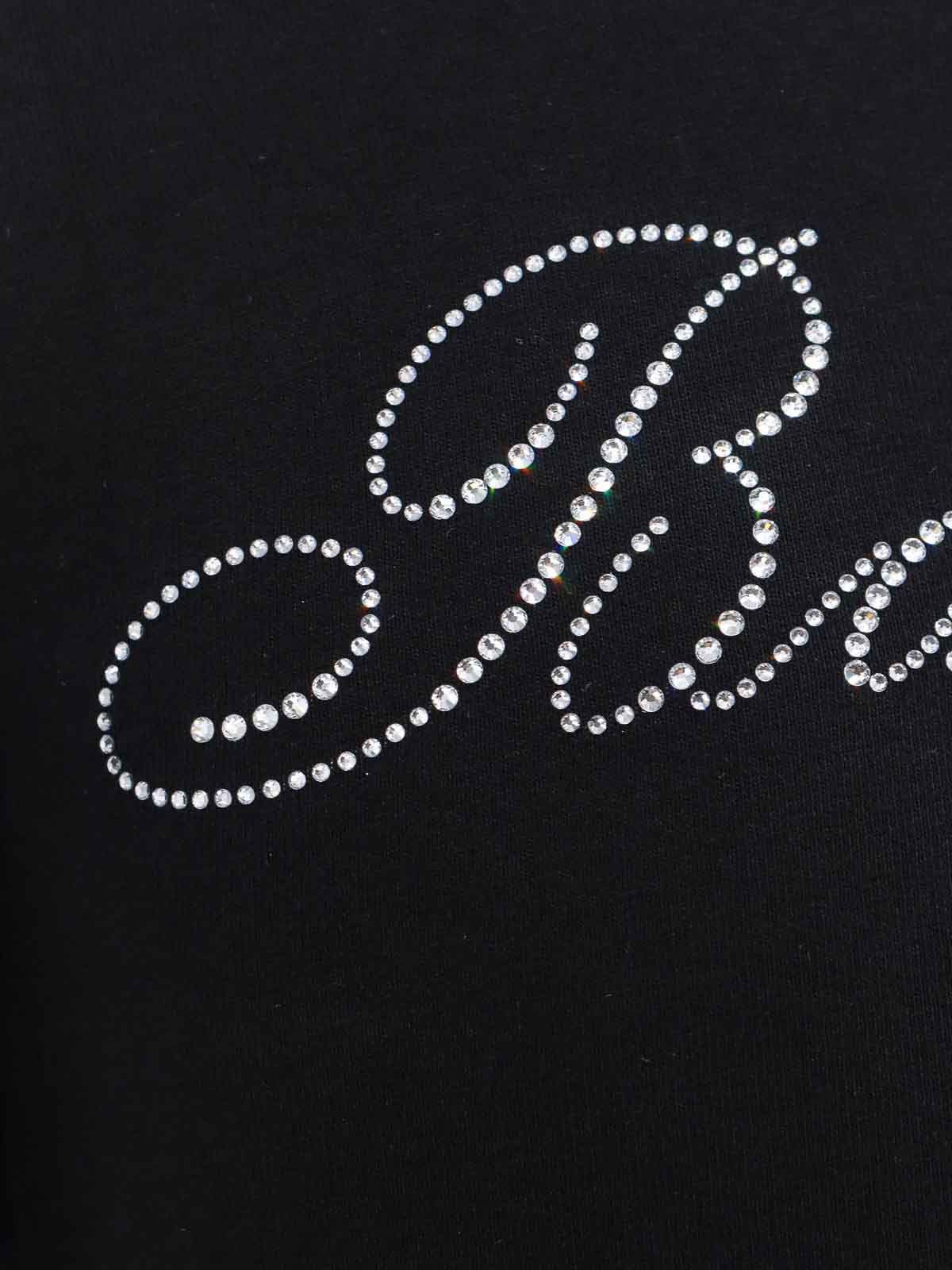 Balenciaga o1srvl11e1025 Handwritten T-Shirt Fitted in Black Size M / US 6-8 / IT 42-44 - 7 Thumbnail