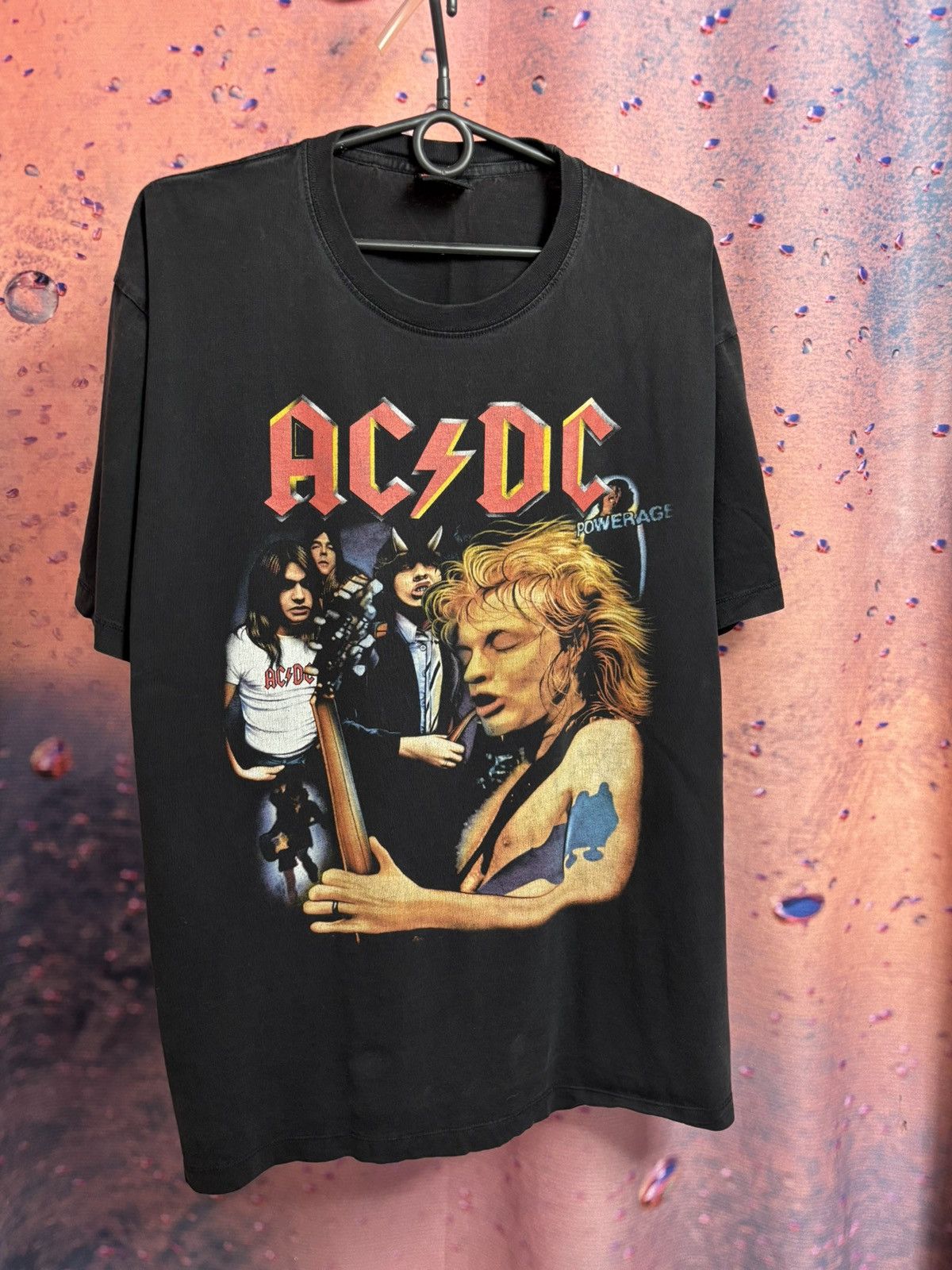 AC/DC Ac/Dc vintage band rock tee Size US XL / EU 56 / 4 - 2 Thumbnail