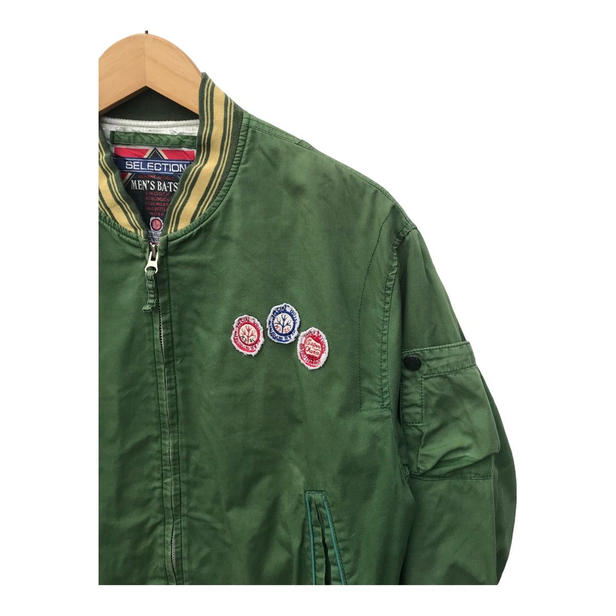 Japanese Brand Japan Streetwear Men’s Ba-tsu Spellout Sun Faded Jacket Size US M / EU 48-50 / 2 - 7 Thumbnail