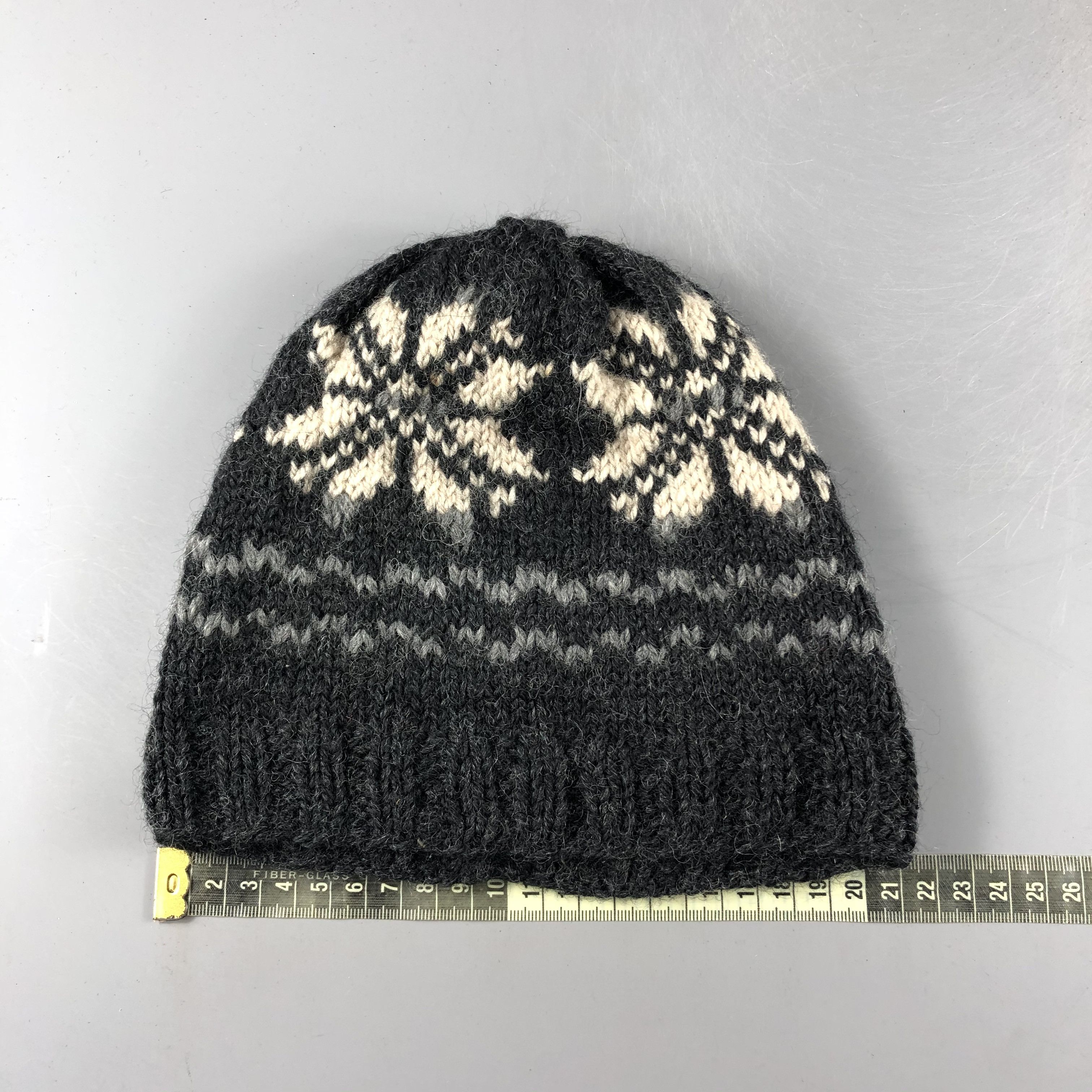 Japanese Brand × Vintage Womens Fair Isle Beanie Snow Hat Snow Cap -D498 Size ONE SIZE - 4 Thumbnail