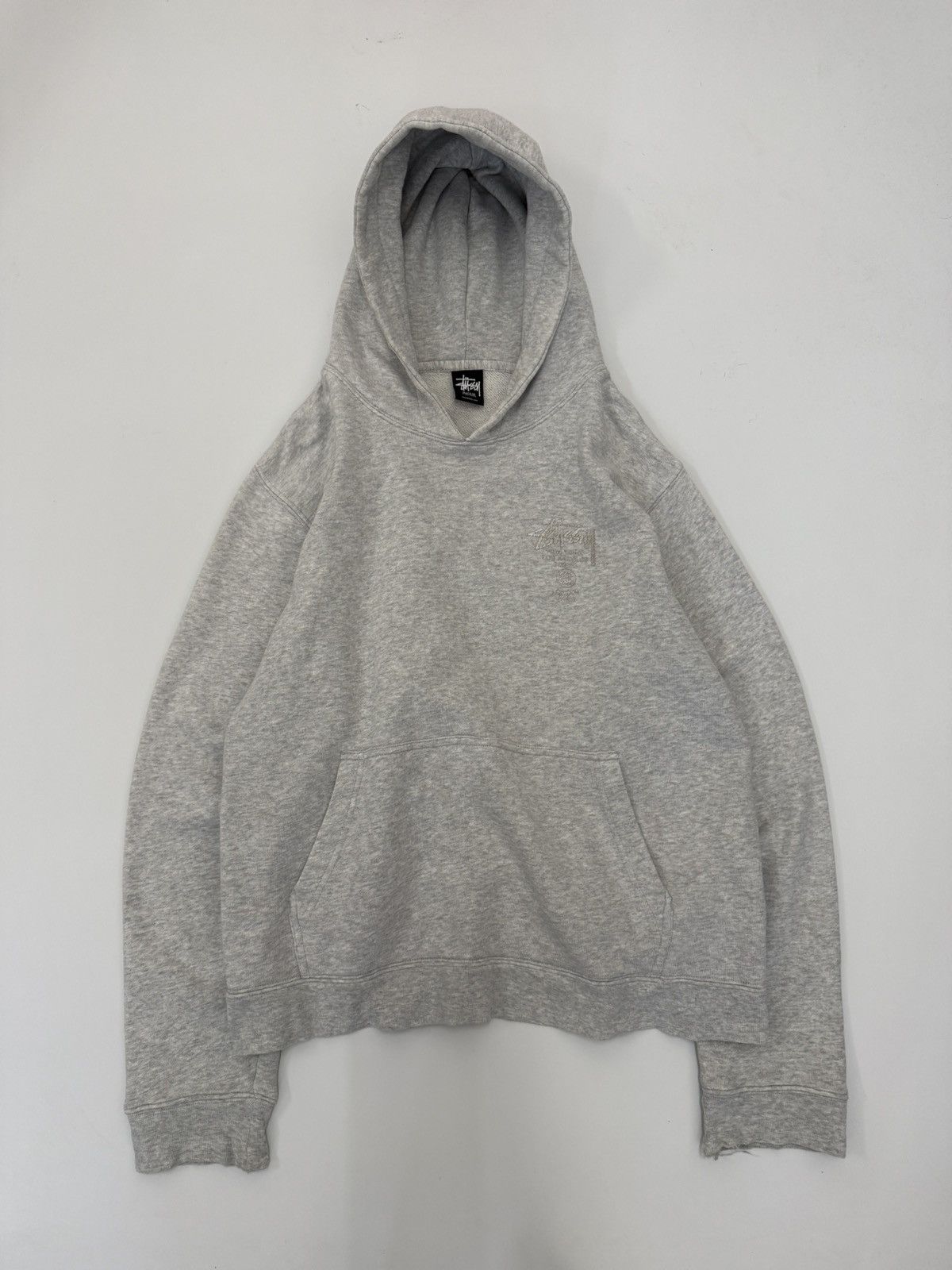 Stussy 🔥 STUSSY Japan International Silver Logo DISTRESSED Hoodie Size US M / EU 48-50 / 2 - 2 Thumbnail
