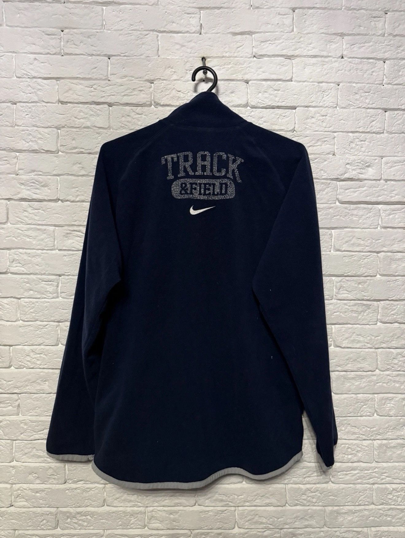 Nike Vintage Nike Fleece Sweatshirt Huge Graphic Print Full Zip Size US S / EU 44-46 / 1 - 8 Thumbnail