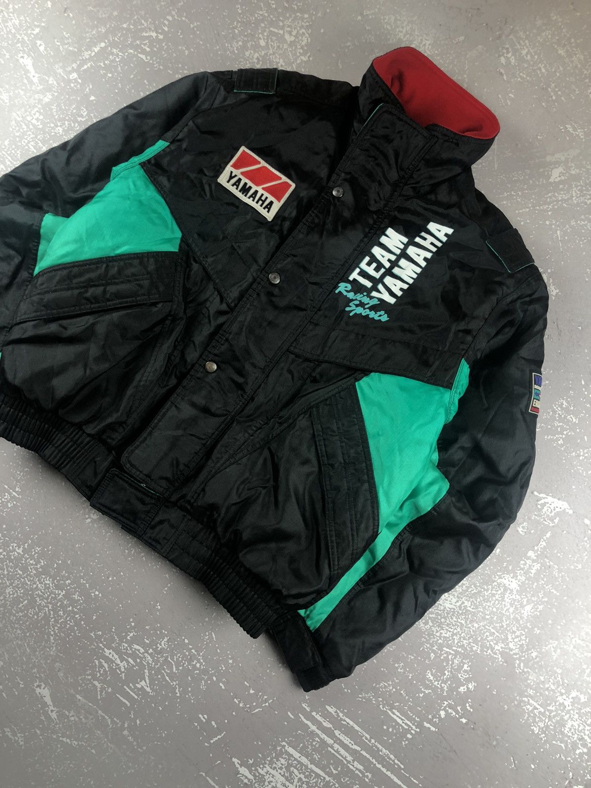 Vintage Rare! Team Yamaha Vintage Racing bomber jacket Size US L / EU 52-54 / 3 - 5 Thumbnail