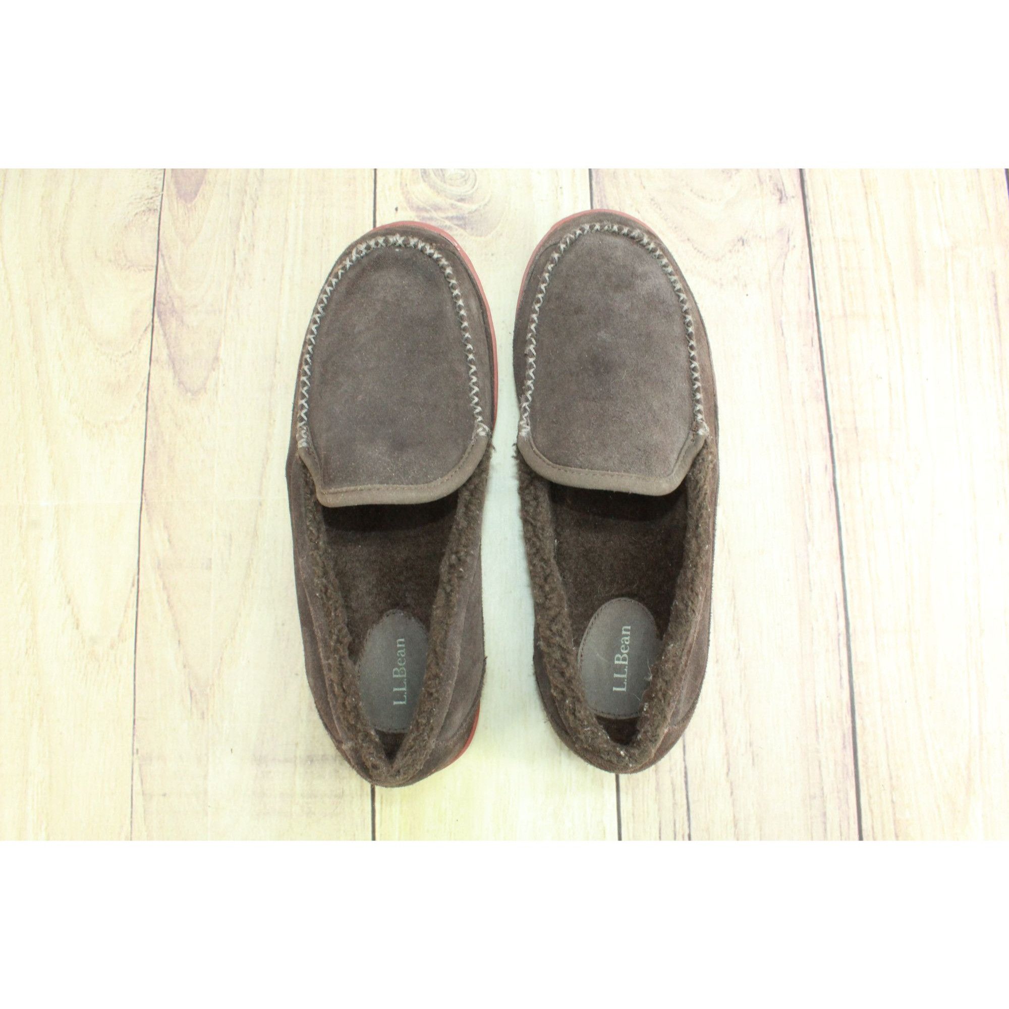 L.L. Bean LL Bean Brown Suede Water Resistant Slippers Men's 10 M Size US 10 / EU 43 - 7 Thumbnail