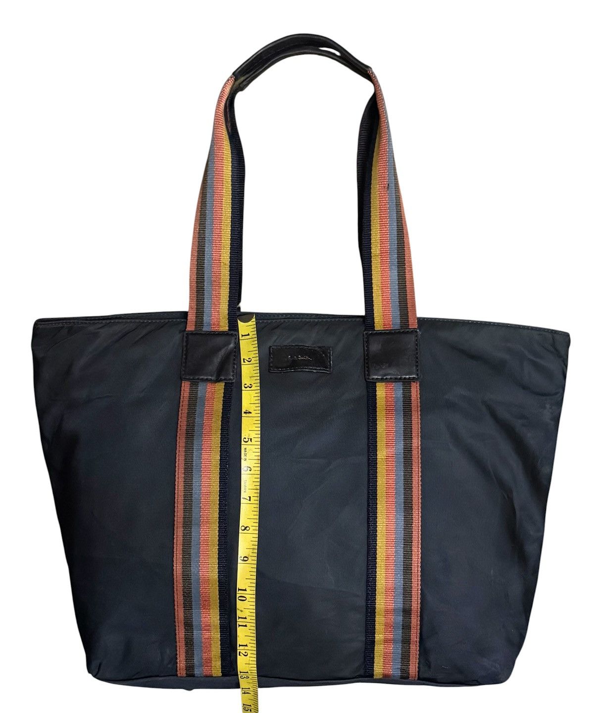 Paul Smith Paul Smith Navy Blue Nylon Leather Totes Bag Size ONE SIZE - 5 Thumbnail
