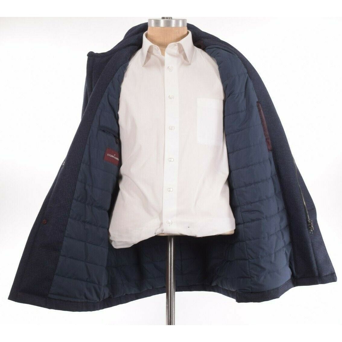 Luciano Barbera Luciano Barbera Jacket Size L US In Blue Wool Size US L / EU 52-54 / 3 - 7 Thumbnail