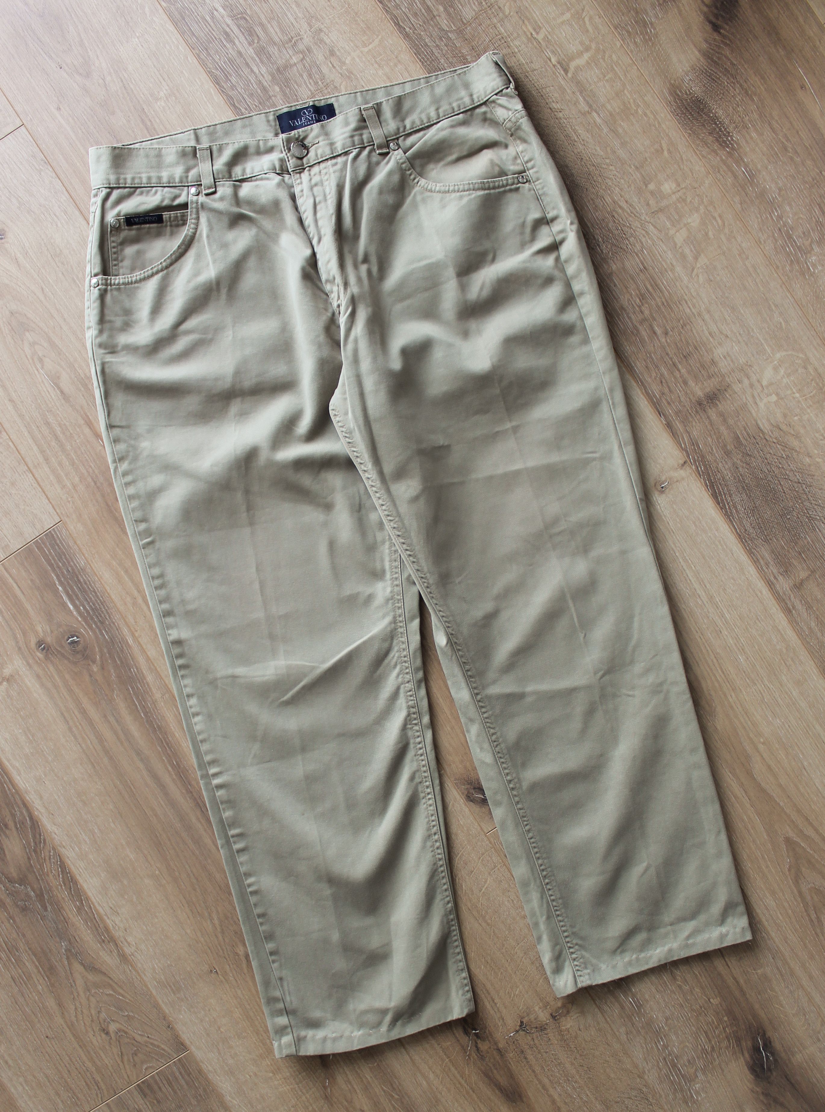 Valentino Vintage Valentino Jeans beige Size US 34 / EU 50 - 1 Thumbnail