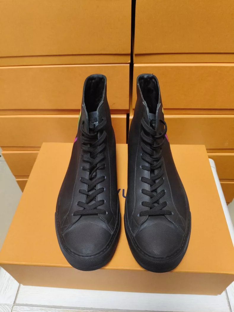 Louis Vuitton Louis Vuitton Leather HighTop Sneakers-2506 Size US 8 / EU 41 - 2 Thumbnail