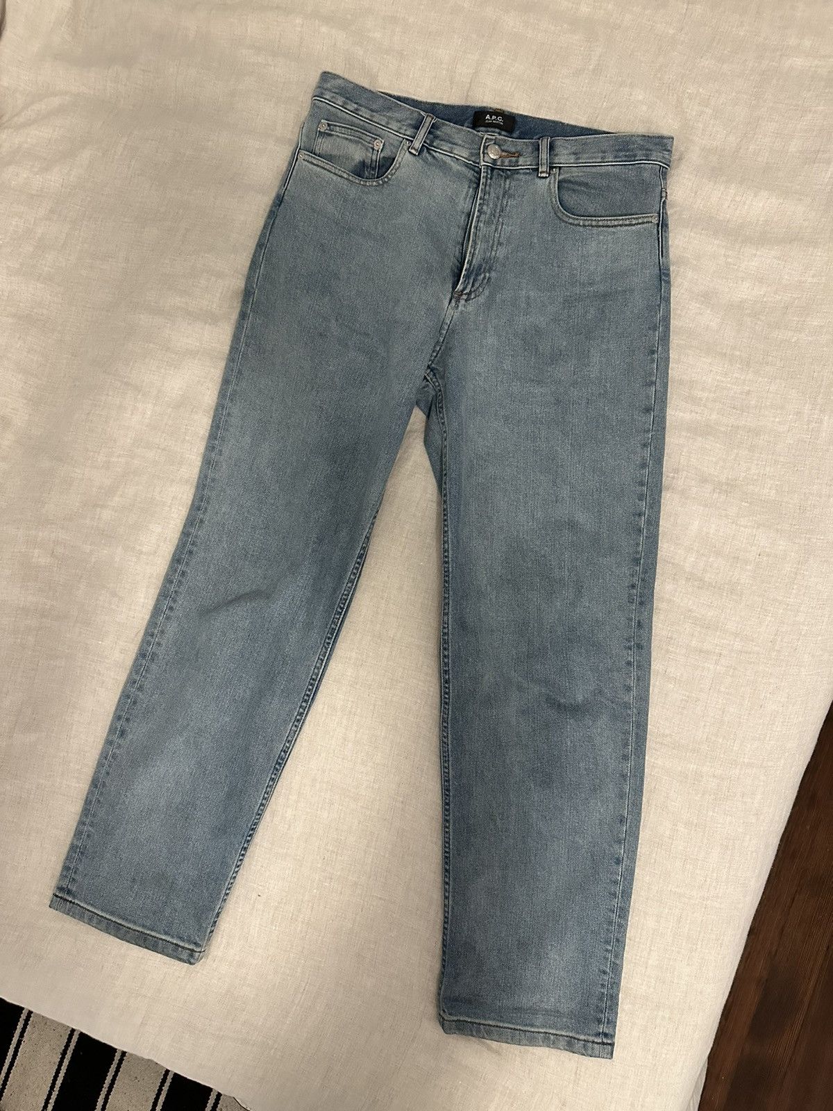 image of A P C Jean Martin in Blue, Men's (Size 32)