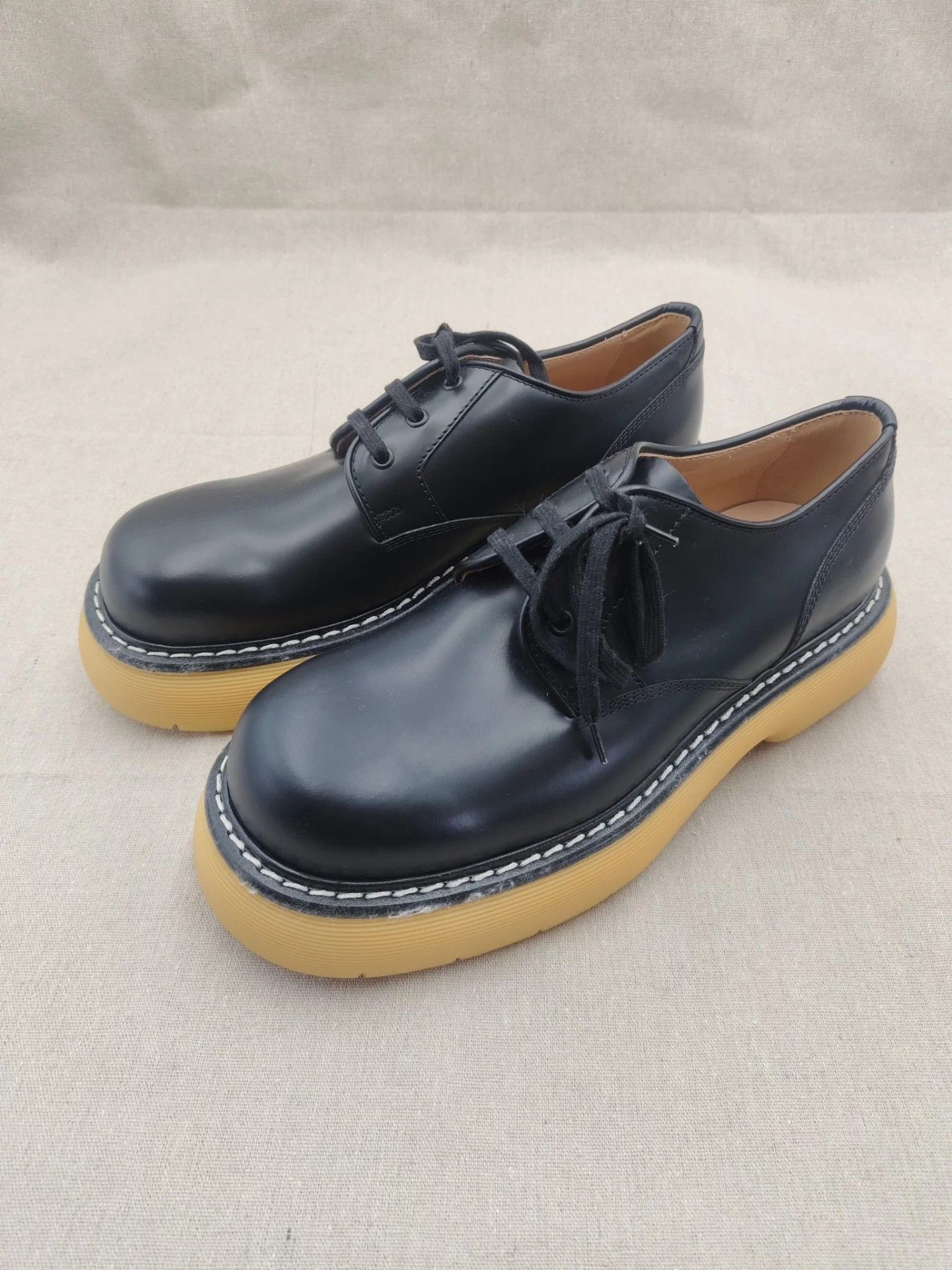 Bottega Veneta Bottega Veneta Bounce Platform Round Toe Derby 43 EU Size US 10 / EU 43 - 2 Thumbnail