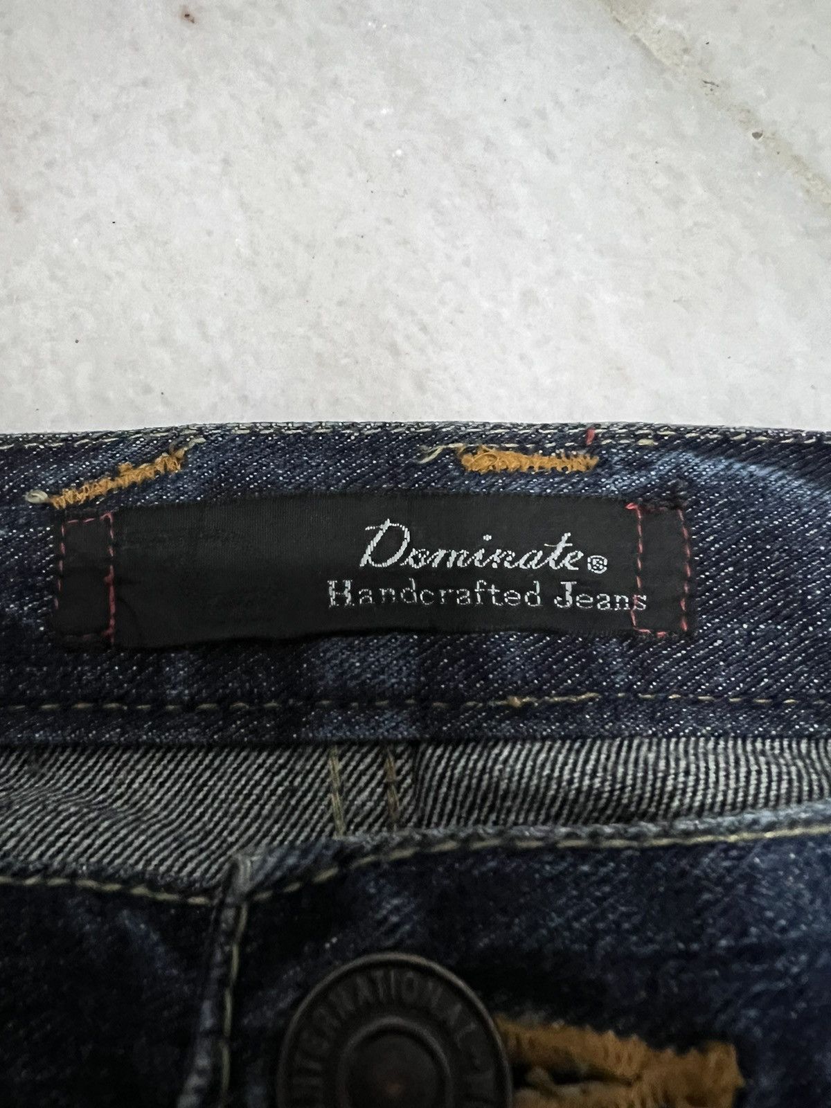 If Six Was Nine × Japanese Brand 🌈DOUBLE WAIST🌈VINTAGE DOMINATE HANDCRAFTED WASHED JEANS Size US 31 - 17 Thumbnail