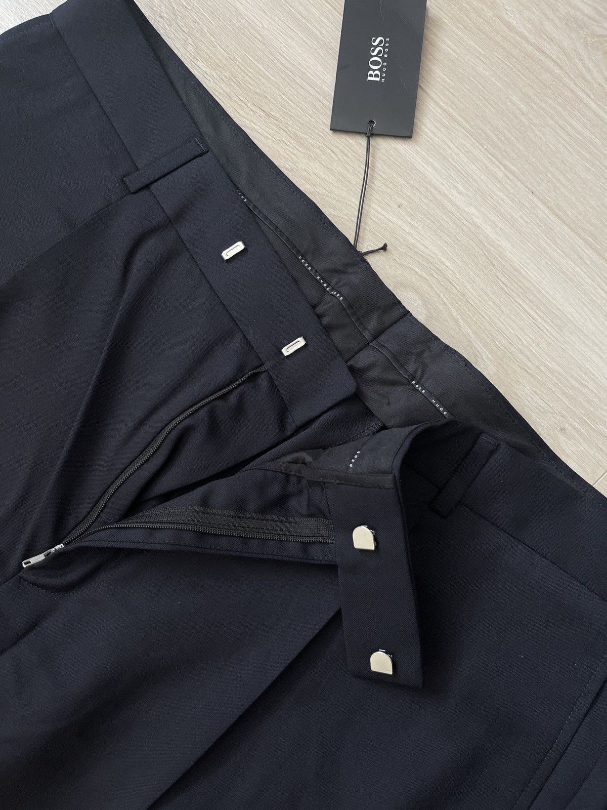 Hugo Boss Vintage classic pants trousers black new size XXL Size 48R - 6 Thumbnail