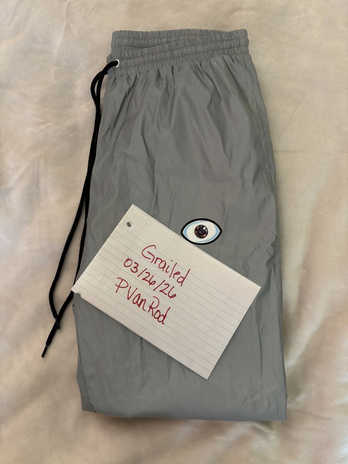 Other Bad Bunny X 100PRE Official Merch Reflective Jogger Size US 35 - 11 Thumbnail