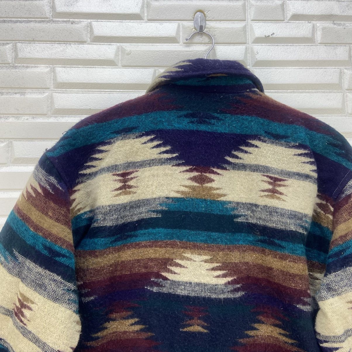 Japanese Brand × Native Vtg Japanese Brand Native Navajo Loose Polar Fleece Jacket Size US S / EU 44-46 / 1 - 11 Thumbnail