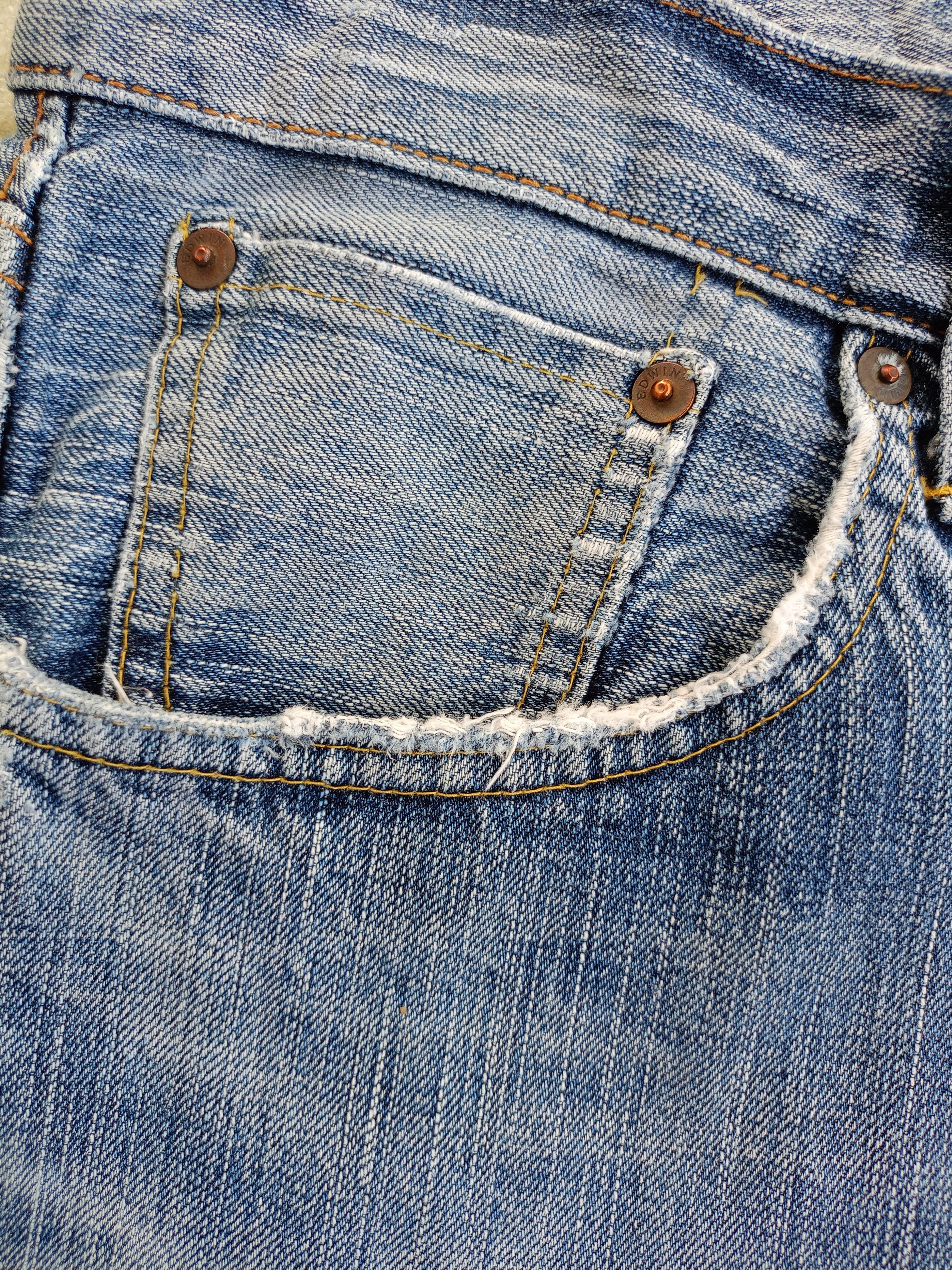 Edwin × Vintage EDWIN Selvedge Vintage Streetwear Denim Size US 33 - 9 Thumbnail