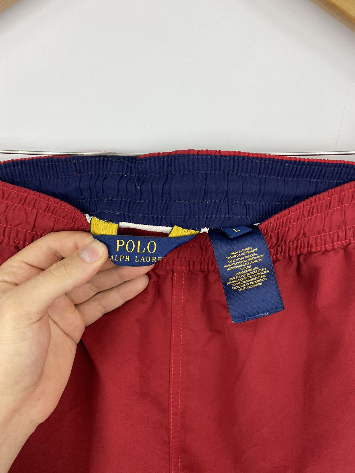 Polo Ralph Lauren 🇺🇸 Vintage Polo Ralph Lauren Nylon shorts casual Y2K hype Size US 34 / EU 50 - 5 Thumbnail