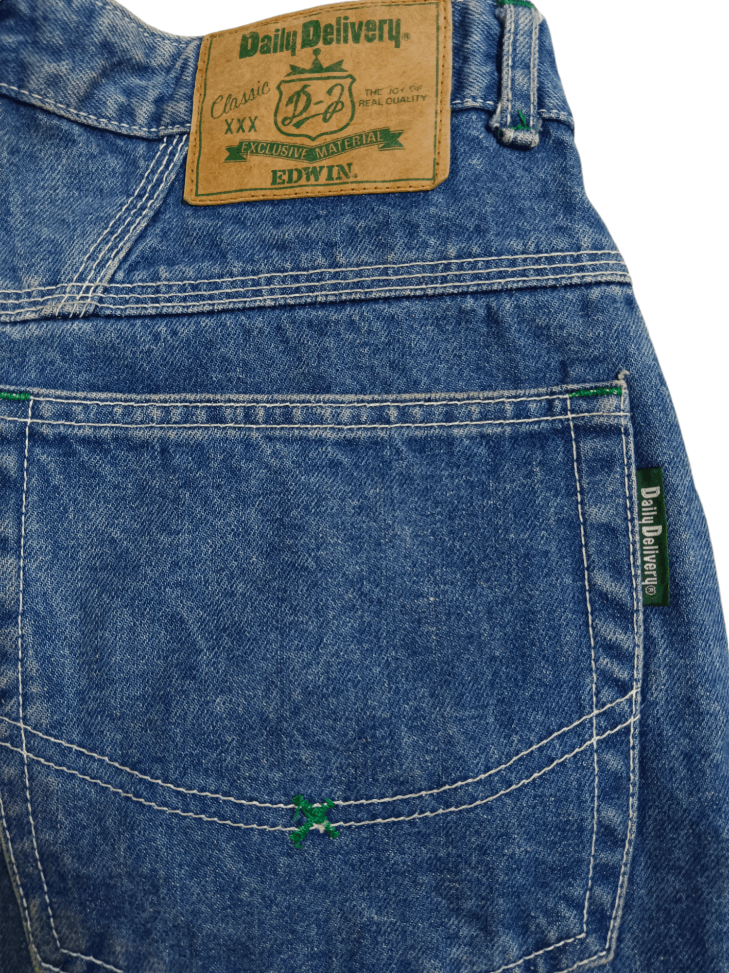 Edwin 💥Rare💥Daily Delivery By Edwin Hip Hop Baggy Jeans Size US 27 - 15 Thumbnail