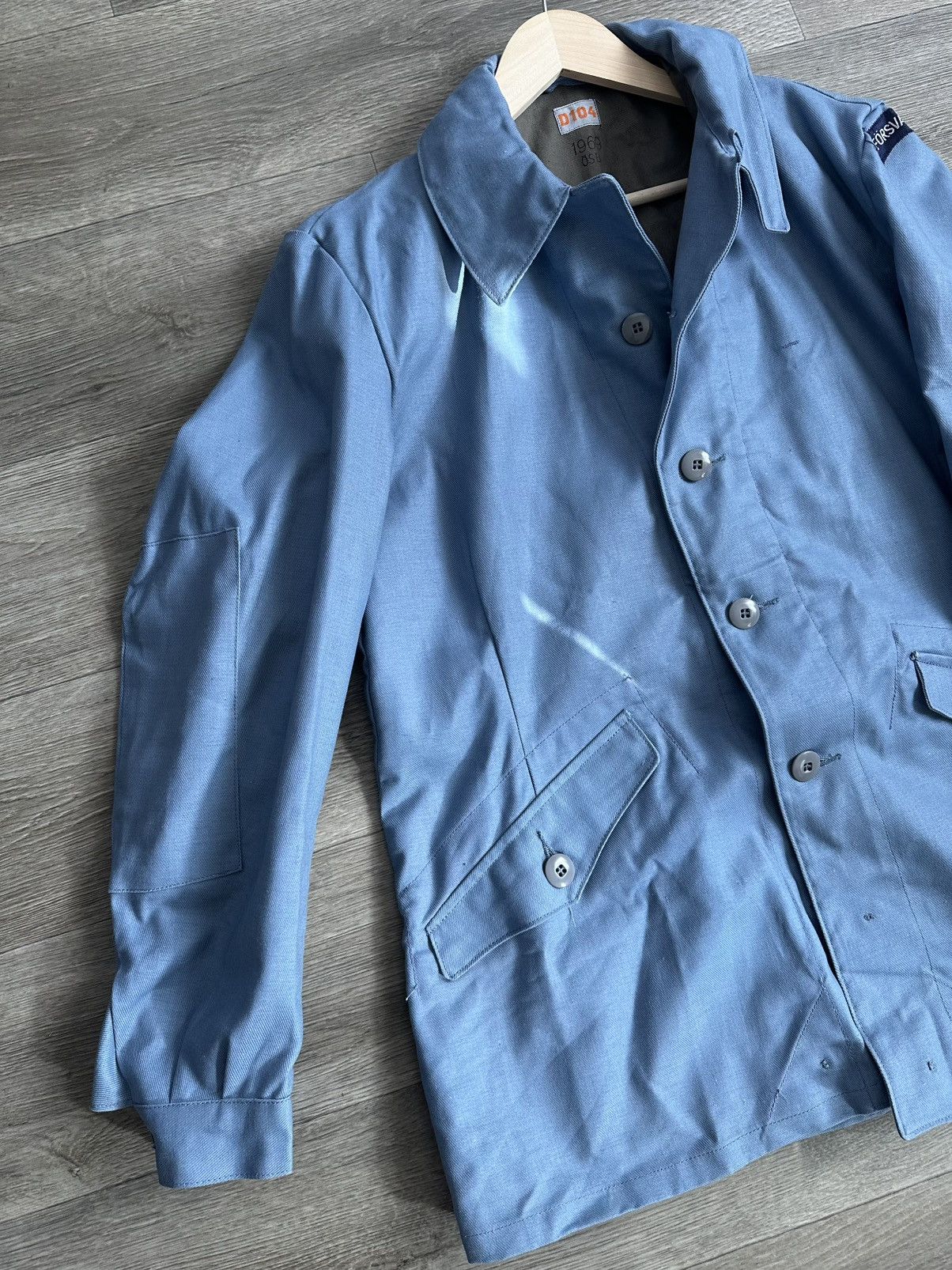 Other 🫧Vintage 1969 Swedish Civil Defence M59 Jacket Military D104 Size US L / EU 52-54 / 3 - 8 Thumbnail