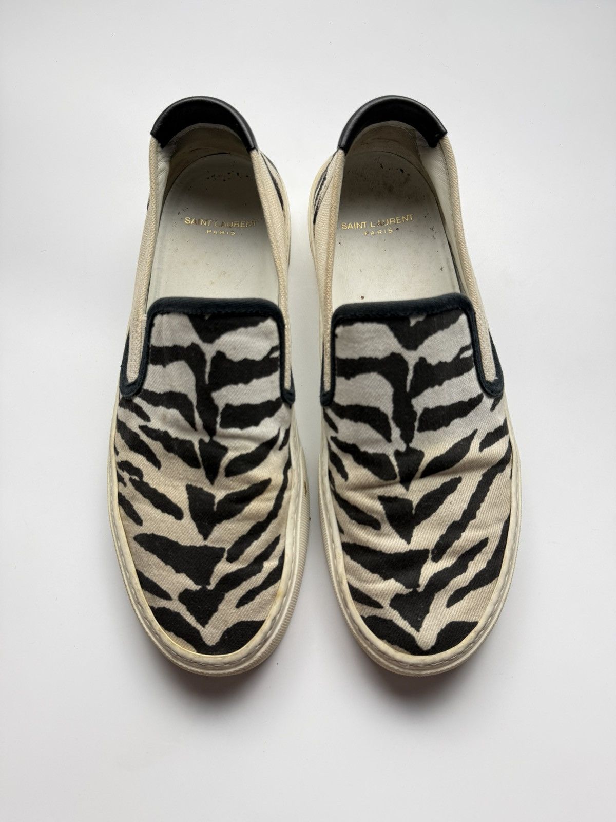 Saint Laurent Paris Saint Laurent Paris Zebra Slip On Size US 8 / EU 41 - 4 Thumbnail