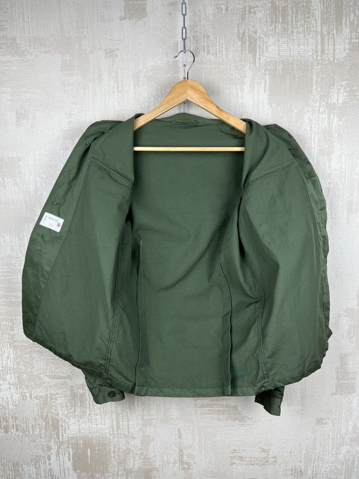 Other Vintage Begetex 1978 Military Officer's Long Sleeve Shirt Size US S / EU 44-46 / 1 - 12 Thumbnail
