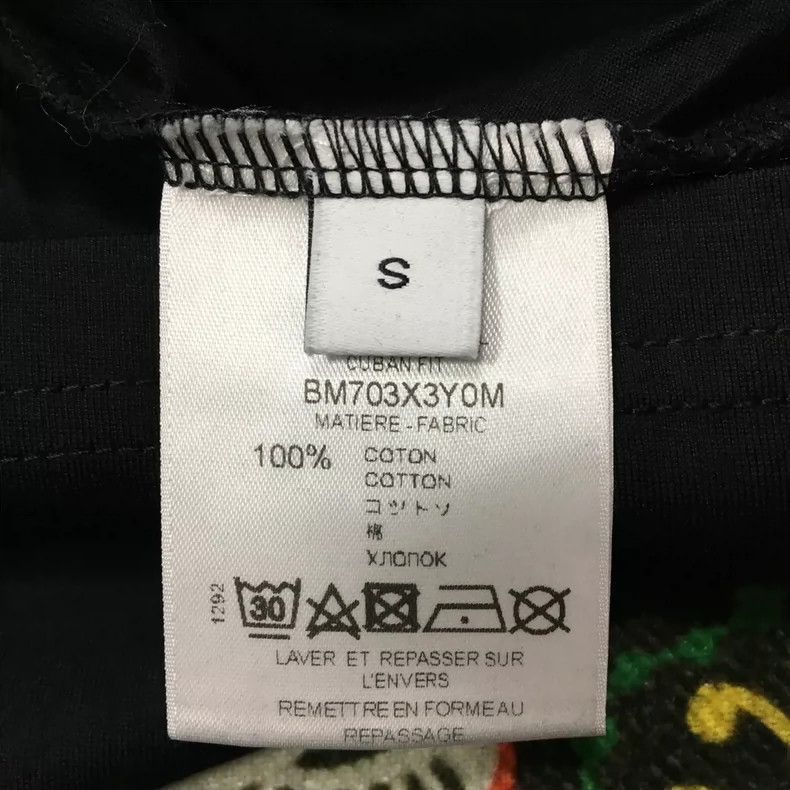 Givenchy Givenchy Black Gradient Sword Flower Arm Printed Crew Neck Size US S / EU 44-46 / 1 - 7 Thumbnail