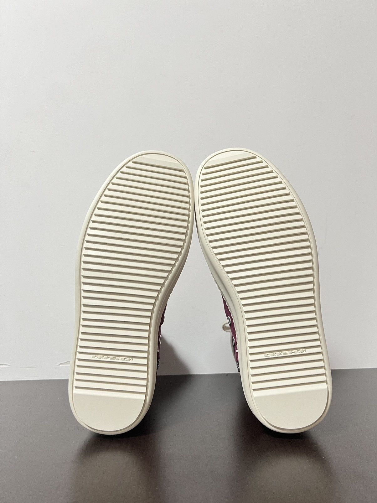 Rick Owens Drkshdw Rick Owens FW19 Ramones Hightop Sneakers Gradient Pink Size US 8.5 / IT 38.5 - 8 Thumbnail