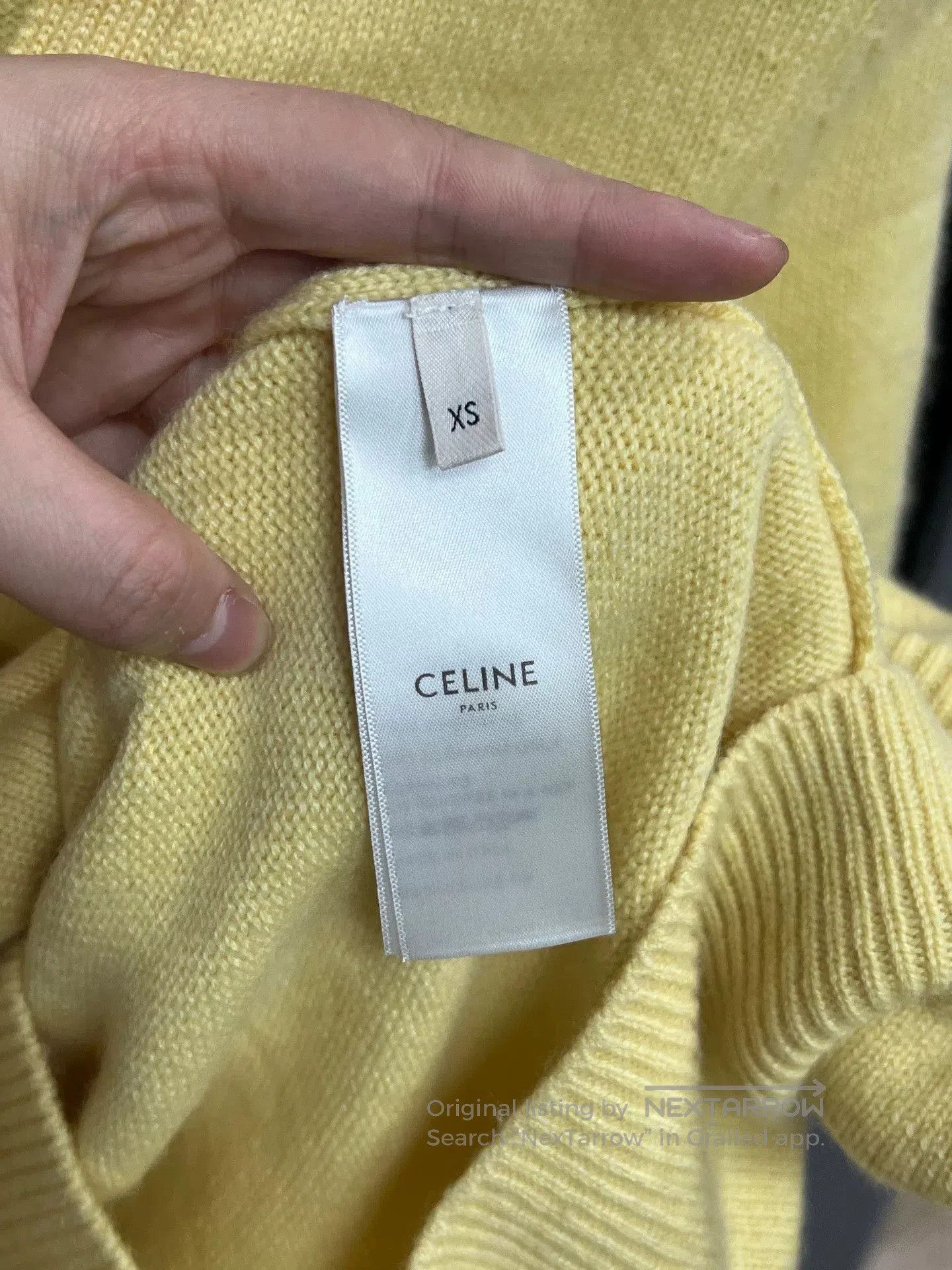 Celine Celine Metal Chain Triomphe Cardigan. Size XS / US 0-2 / IT 36-38 - 4 Thumbnail
