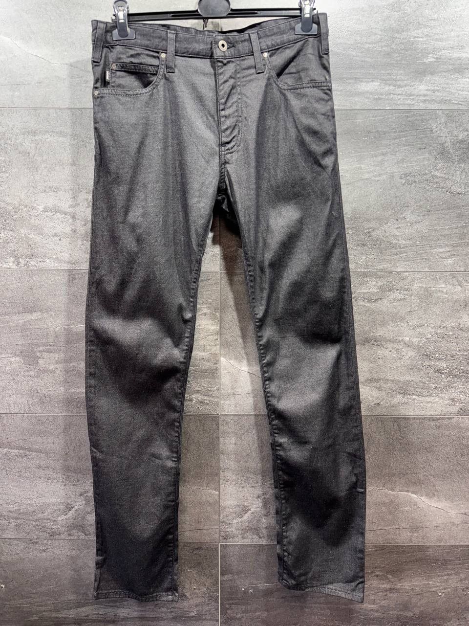 Armani Armani Jeans 8N6J45 Slim Fit Grey Shine Jeans Mens Size 31 Size US 31 - 1 Thumbnail