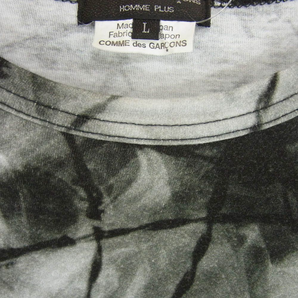 Comme des Garcons Homme Plus T-Shirts Barbed Wire All-Over Print Long Sleeve Black Size US L / EU 52-54 / 3 - 3 Thumbnail