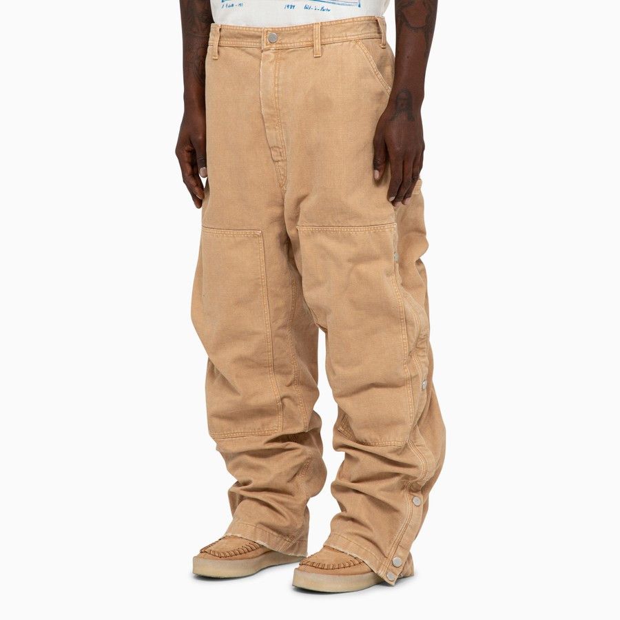 1989 STUDIO o1d2blof1124 Denim Cargo Pant in Beige Size US 33 - 5 Thumbnail
