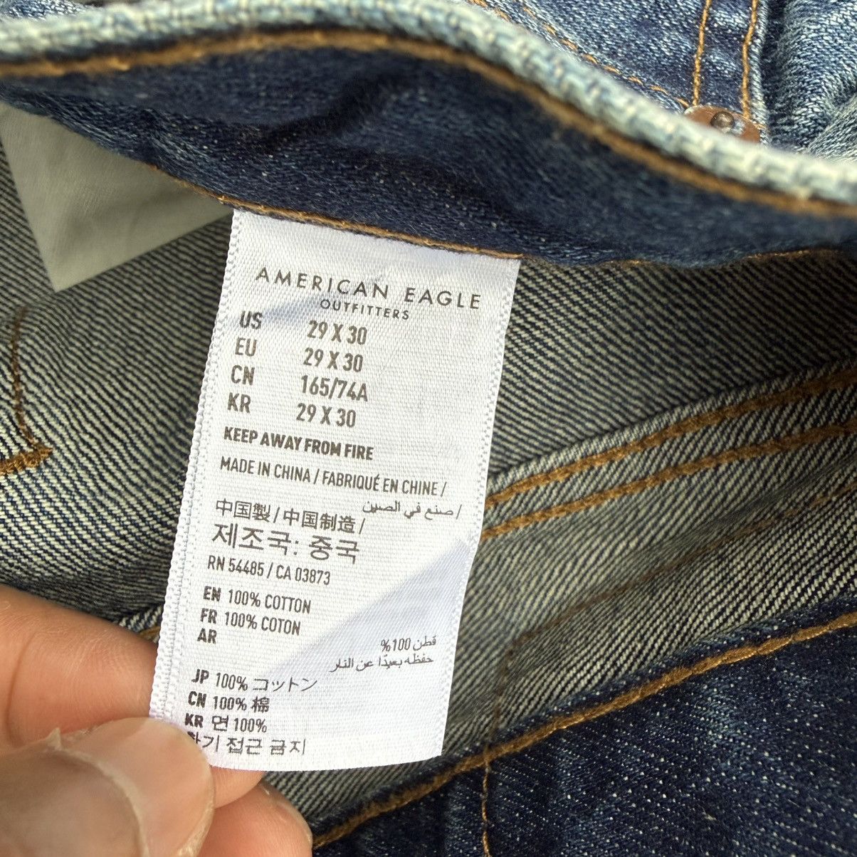 Jean VINTAGE AEG SKINNY DENIM RIPPEP JEAN PANTS Size US 31 - 14 Thumbnail