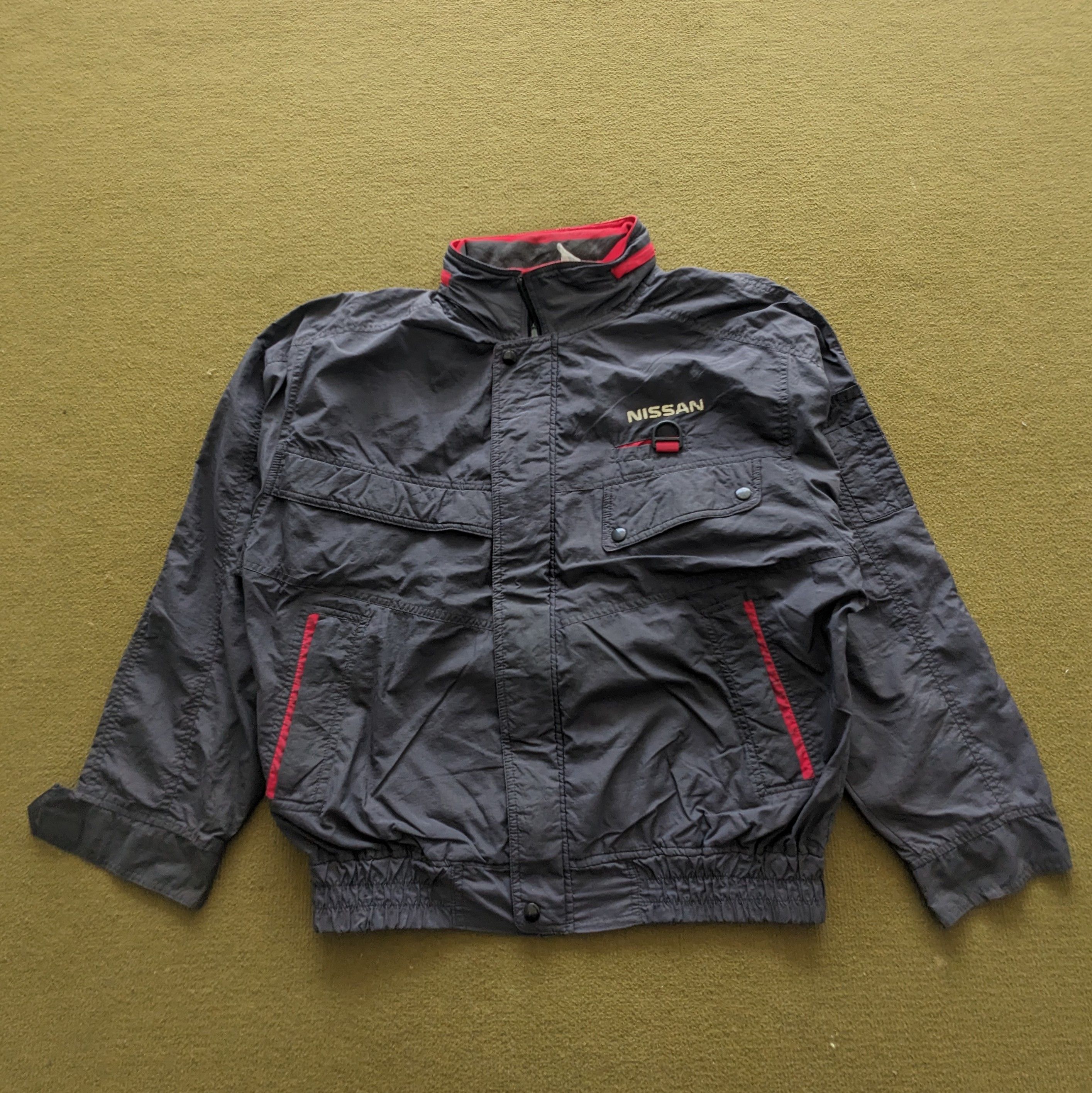 Japanese Brand Vintage NISSAN Motorsports Racing Jacket Size US XL / EU 56 / 4 - 1 Thumbnail