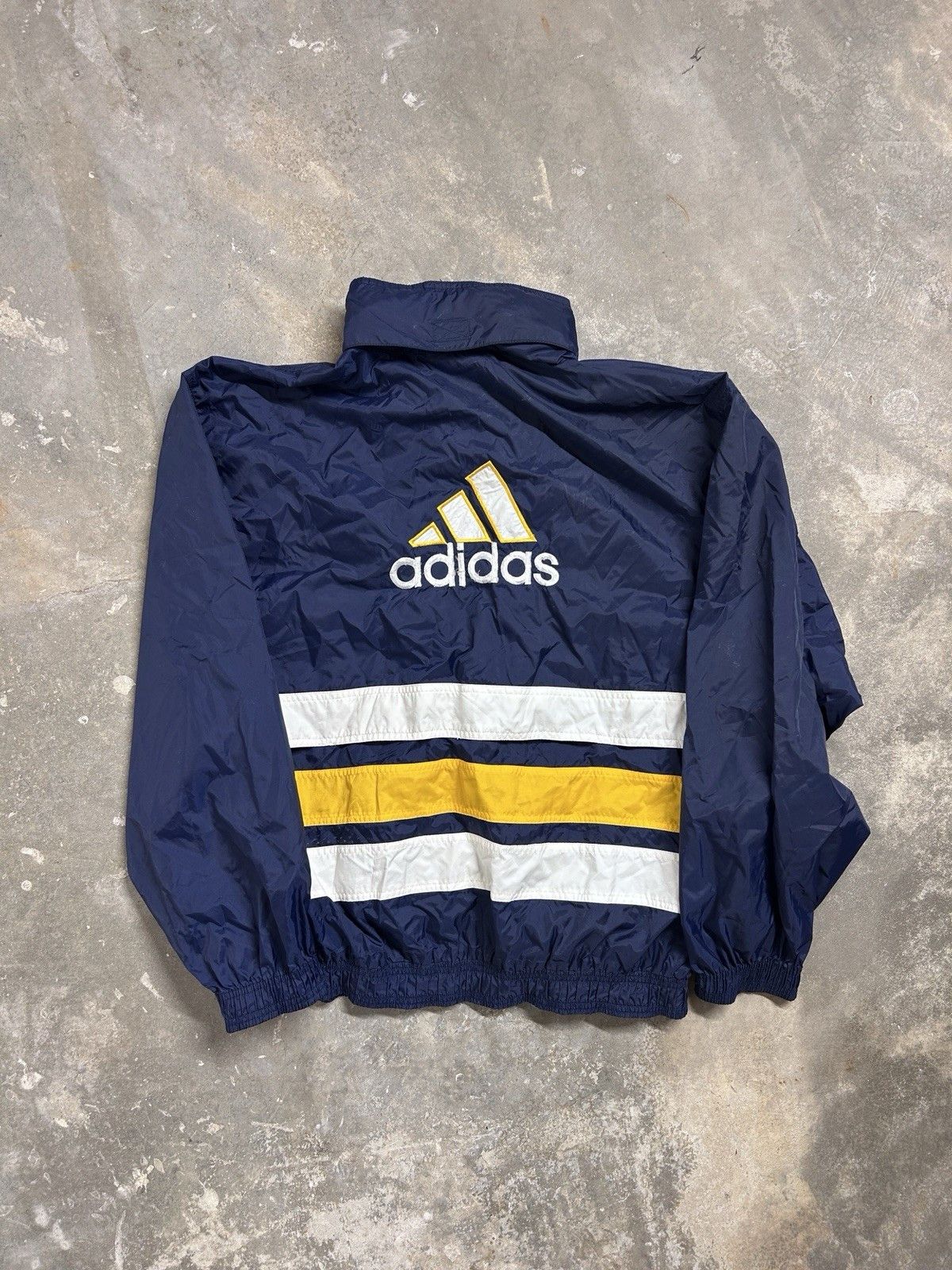 Adidas Vintage 90’s Adidas Retro Windbreaker Jacket Size Large Size US L / EU 52-54 / 3 - 4 Thumbnail