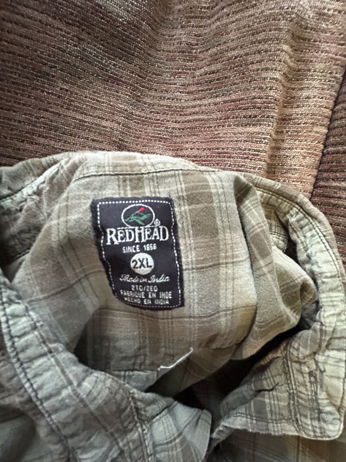 Redhead × Vintage Vintage Flannel Size US XXL / EU 58 / 5 - 3 Thumbnail