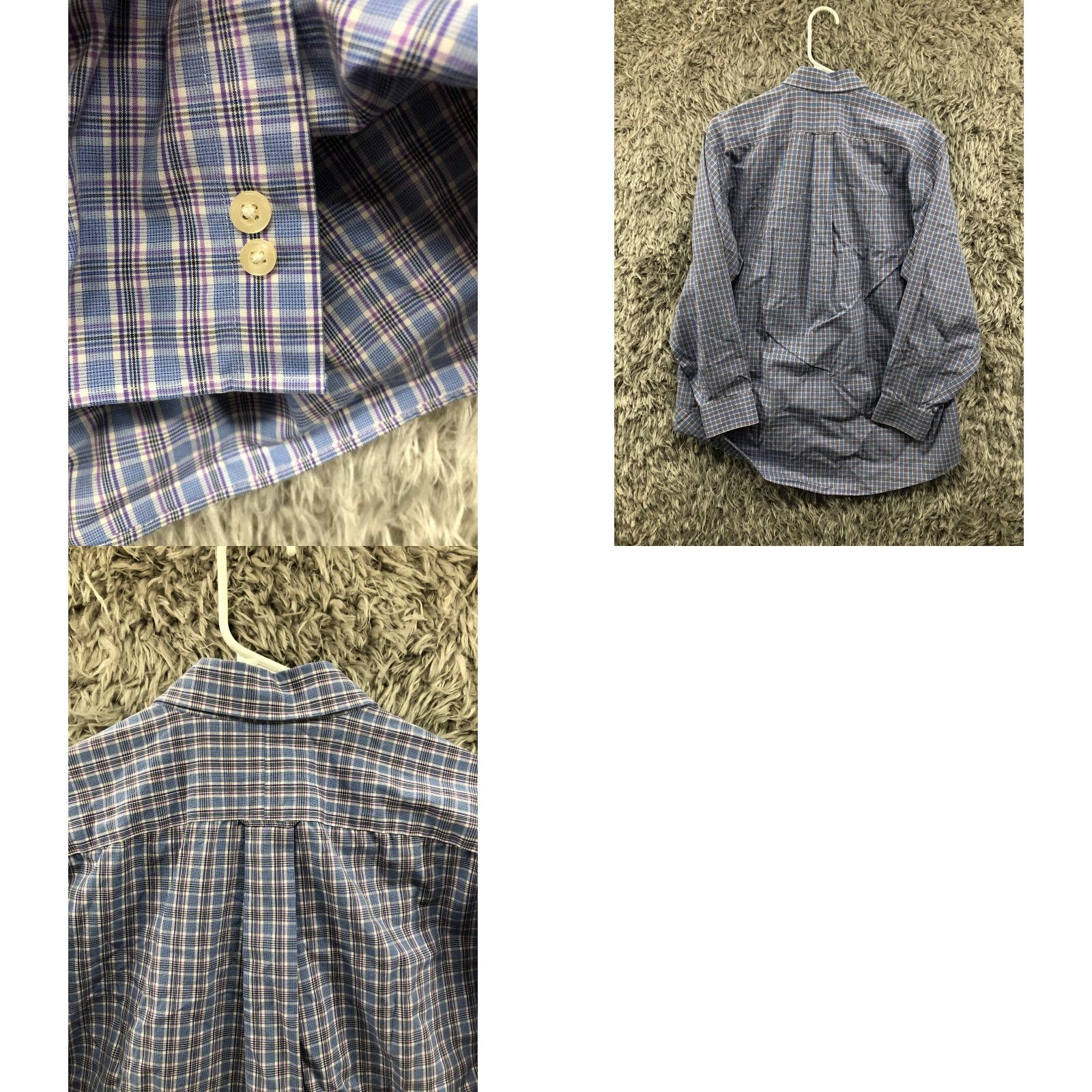 Vintage Kirkland Signature Shirt Mens Blue Plaid Long Sleeve Button-Down Collar L Size US L / EU 52-54 / 3 - 8 Thumbnail