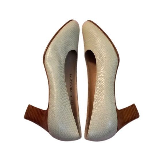 Salvatore Ferragamo Salvatore Ferragamo Size 9 AAA Green Leather Pumps 2.75 Inch Size US 9 / IT 39 - 4 Thumbnail