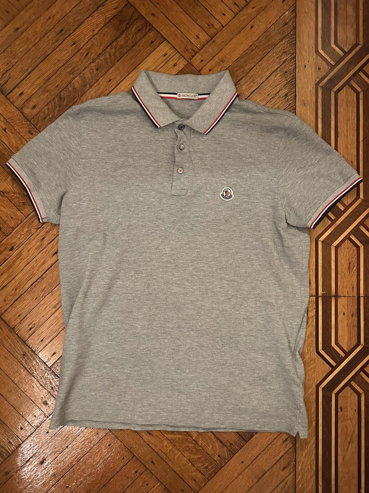 Moncler Moncler Polo Size US L / EU 52-54 / 3 - 1 Thumbnail