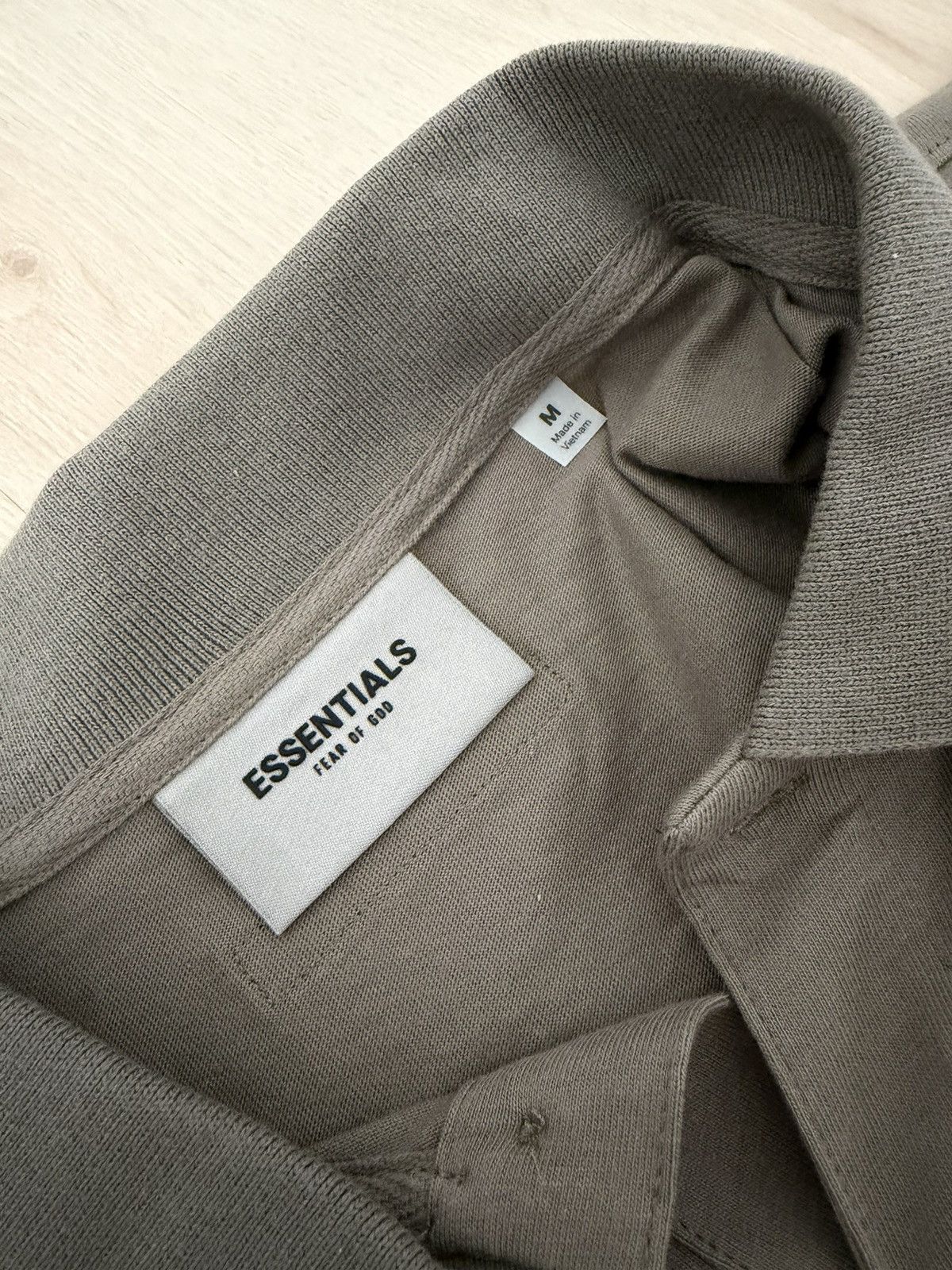 Essentials Fear of God Essentials SS21 Polo Shirt Taupe Size US M / EU 48-50 / 2 - 5 Thumbnail