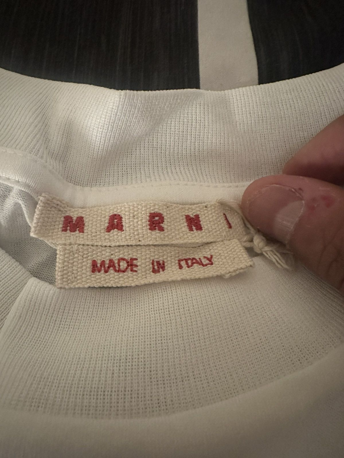Marni Marni Logo Print T Shirt Size US XL / EU 56 / 4 - 4 Thumbnail