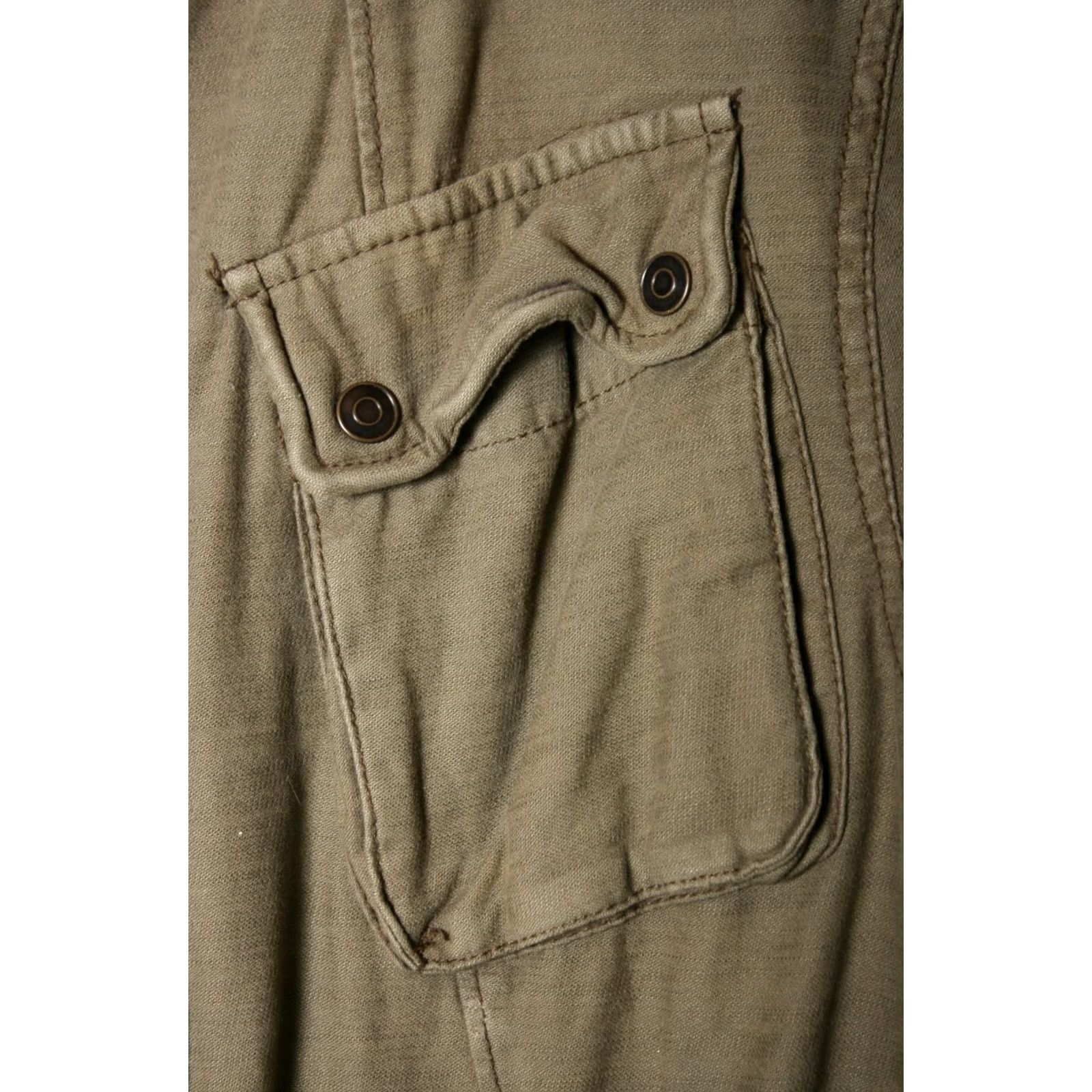 Free People FREE PEOPLE Olive Green Military Style Jacket Women's S (Missing Buttons) Size S / US 4 / IT 40 - 3 Thumbnail
