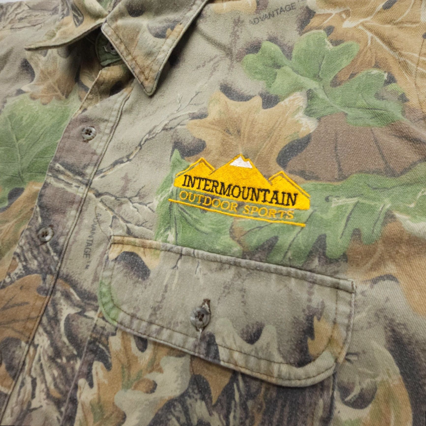 Vintage VINTAGE Spartan Advantage Camo Shirt Mens XL Long Sleeve Button-Up Twill USA Made Collar Pocket Outdoor All Seasons Size US XL / EU 56 / 4 - 3 Thumbnail