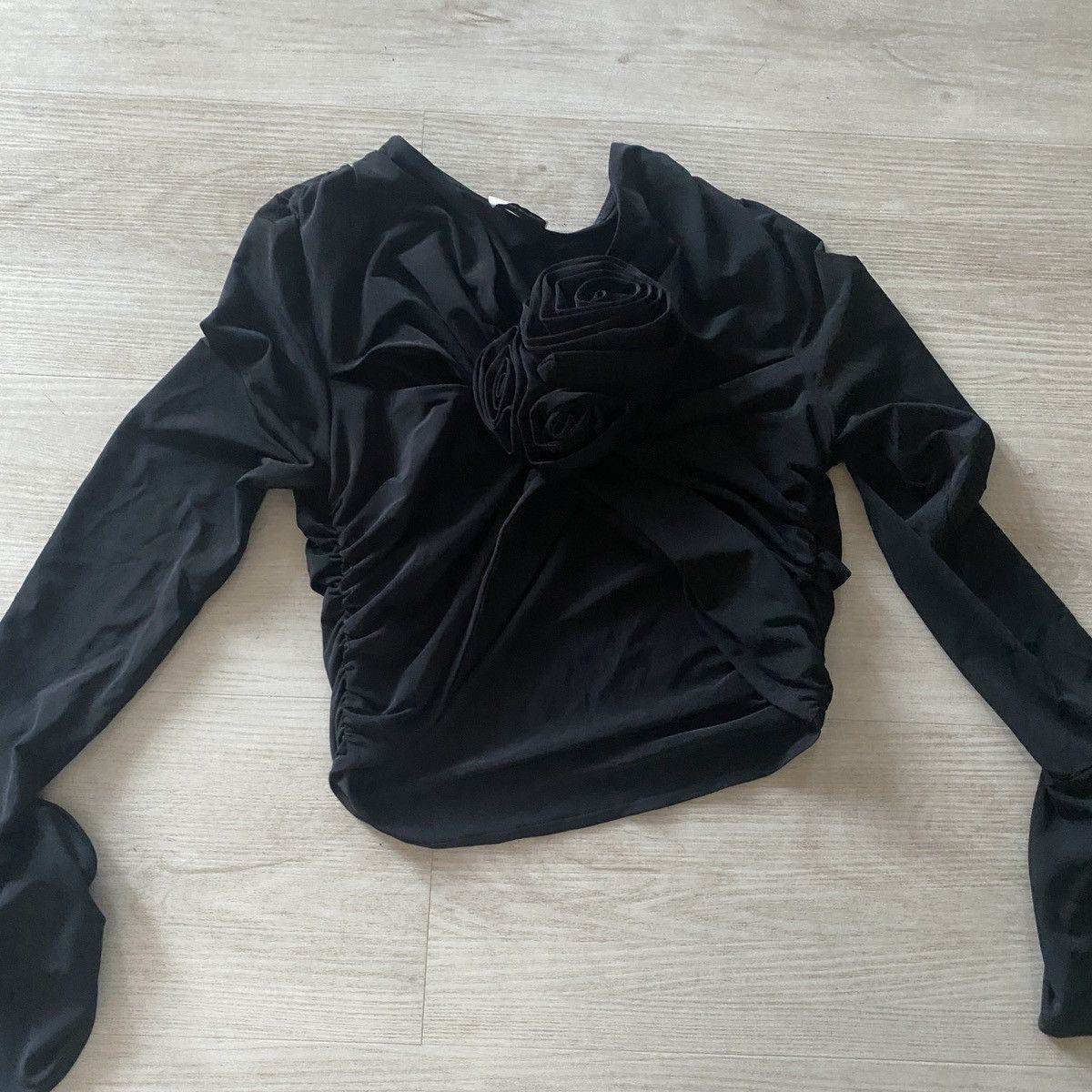 Magda Butrym Magda Butrym cropped long-sleeve top Size S / US 4 / IT 40 - 2 Thumbnail