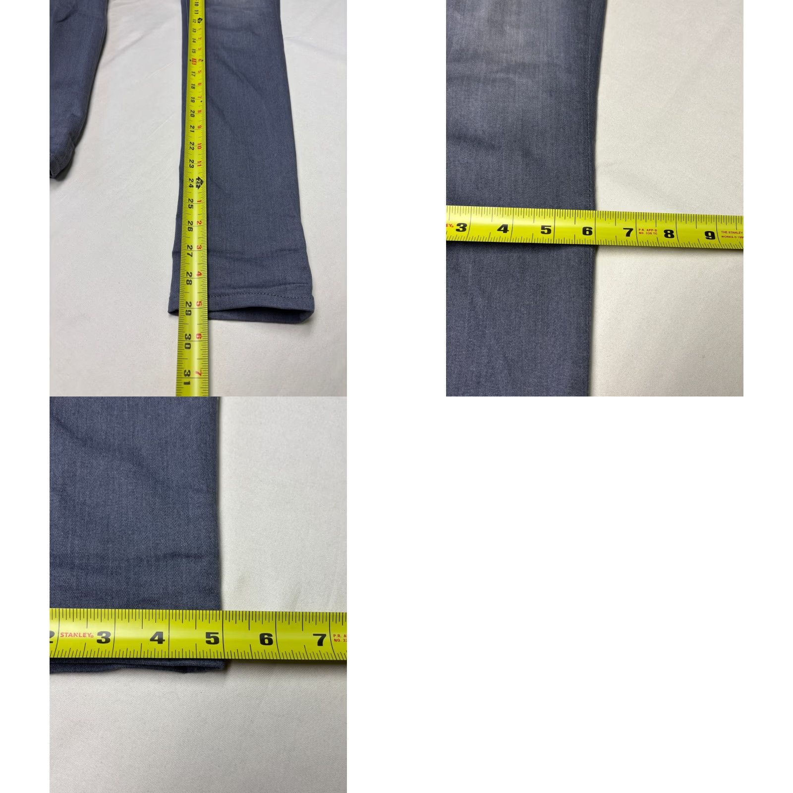 Vintage AG Adriano Goldschmied The Legging Super Skinny Jeans 26 Grey SPG1288 Women 5-Pocket Zip Button Charcoal Wash Slimming Stretch Size 26" / US 2 / IT 38 - 9 Thumbnail